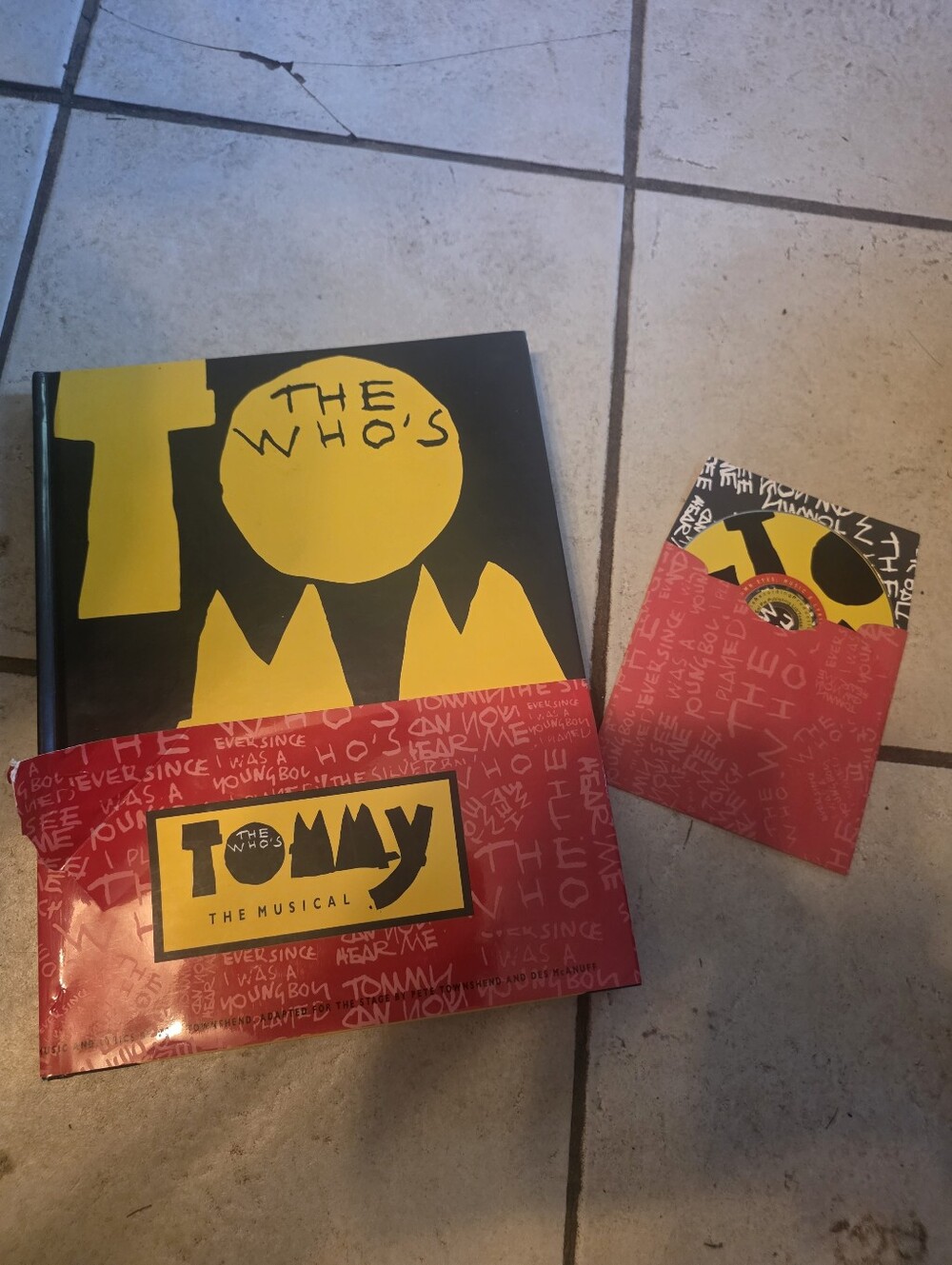 The Who's Tommy the Musical book Pete Townshend 1993 With Cd
